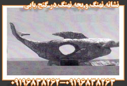 نشانه نهنگ و بچه نهنگ در گنج یابی